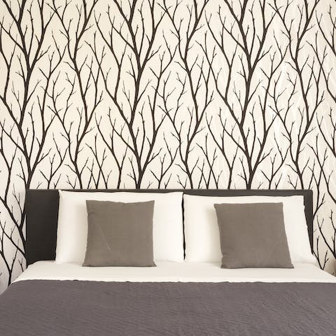 The bold design in every room