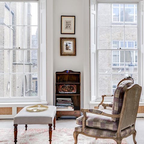 Soak up the English-classic elegance of this period home