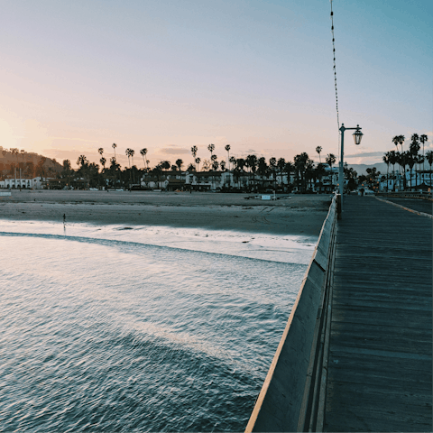 Take an evening stroll down to West Beach, just a few blocks away