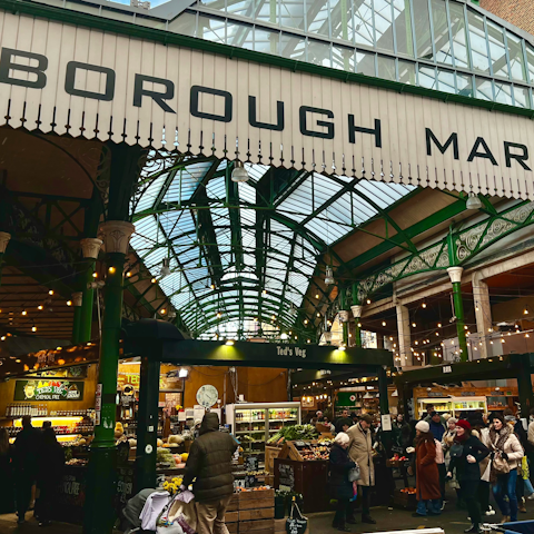 Discover Borough Market – just a short stroll away