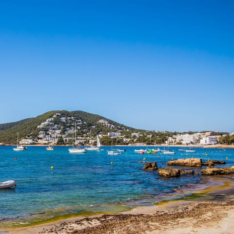 Discover  the delights of Santa Eulalia – a short drive away