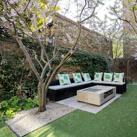 Spend sunny days in the peaceful garden