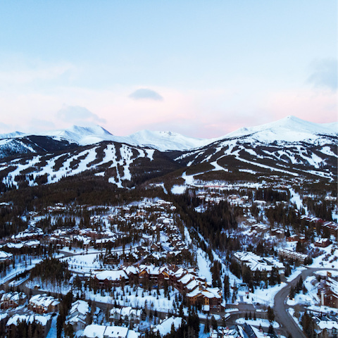 Take the short walk to BreckConnect Gondola for access to Peak 8