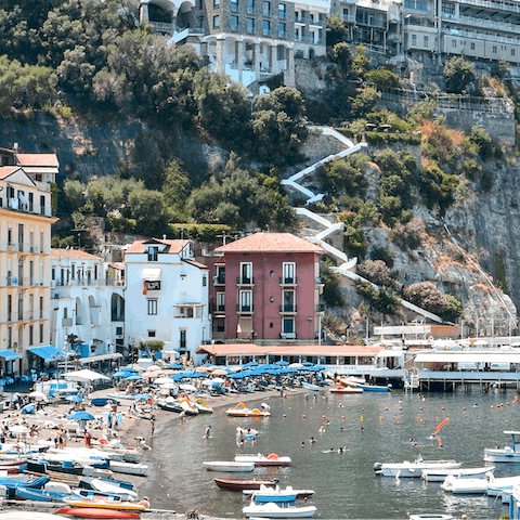 Soak up the vibrant spirit of Italian living from nearby Sorrento