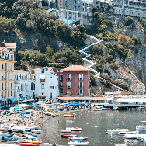 Soak up the vibrant spirit of Italian living from nearby Sorrento