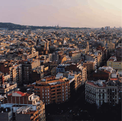 Explore the stylish boutiques, bars, and restaurants of Eixample, straight from the door