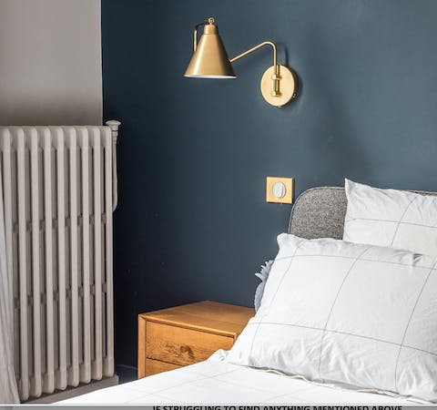 The Scandi master bedroom