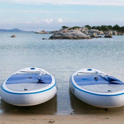 Explore the bay on SUPs