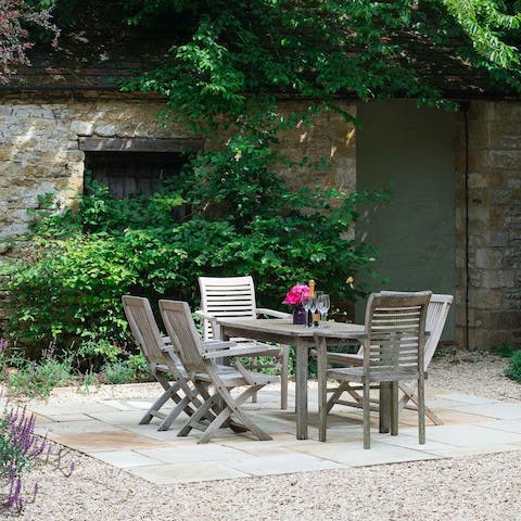 Celebrate life's special moments with drinks in the garden