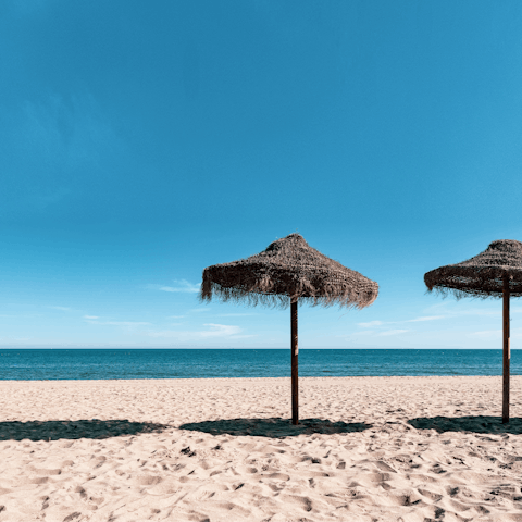 Enjoy the many idyllic beaches of Fuengirola, including the one situated right on your doorstep