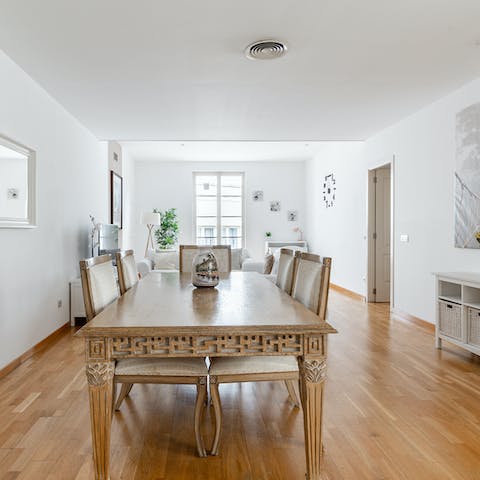 Enjoy some fresh seafood from the local market for dinner