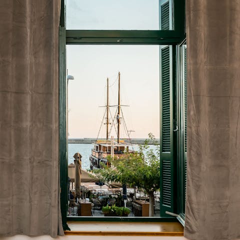 Fall in love with the views of Messinian Bay