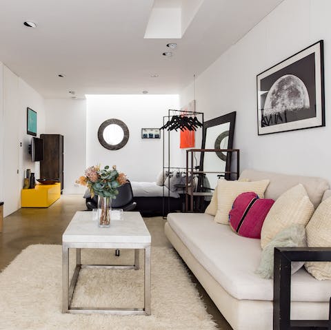 Take advantage of the separate suite for more privacy within your group