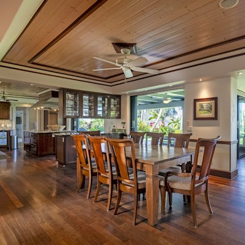 Ask your host to arrange a private chef for your stay