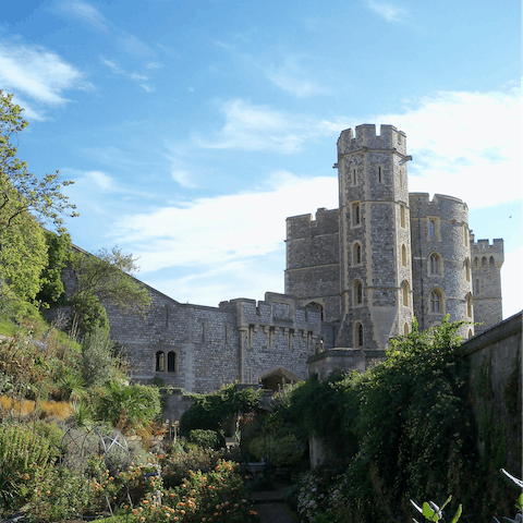 Hop in the car and pay a visit to Windsor Castle, only fifteen minutes away