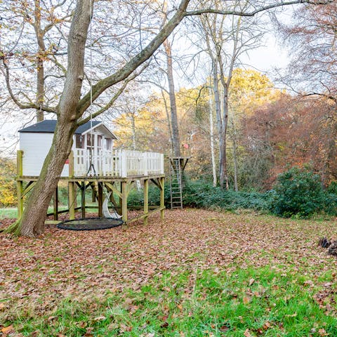 Explore the ten acres of grounds and have a go on the zip wire