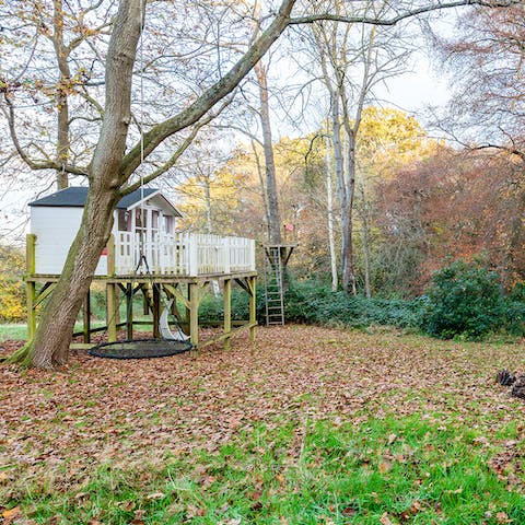 Explore the ten acres of grounds and have a go on the zip wire