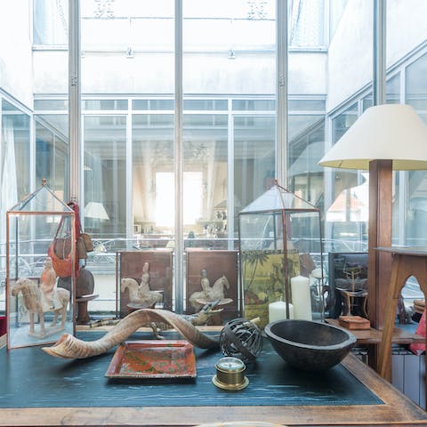 Eclectic trinkets from around the world