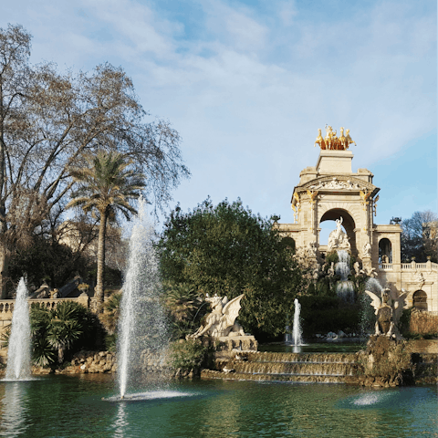 Stroll around Ciutadella Park – it's twenty-four minutes away on foot