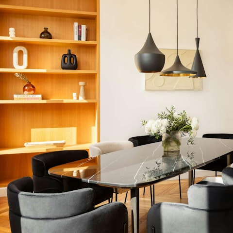 Gather around the table for relaxed meals at home