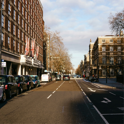 Enjoy a spot of shopping along the King's Road nearby
