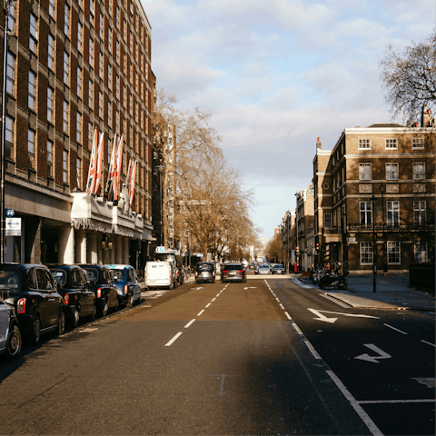 Enjoy a spot of shopping along the King's Road nearby