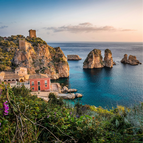 Visit Scopello, only 4 kilometres away