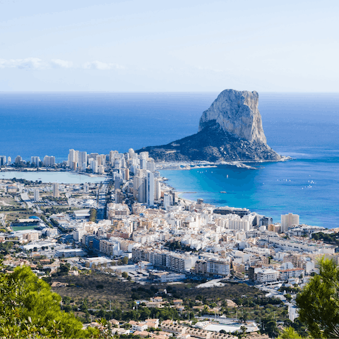 Spend an afternoon wandering around the coastal town of Calpe