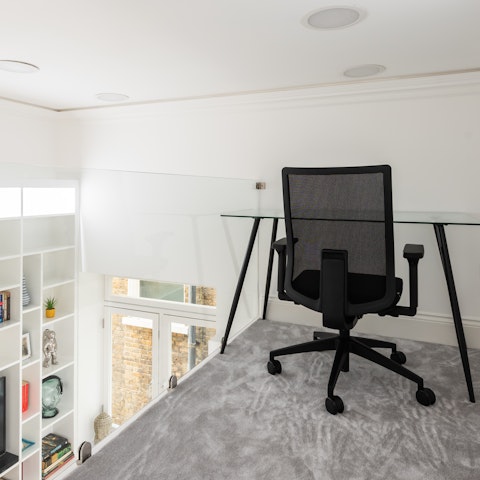 Catch up on work at the bedrooms' mezzanine studies