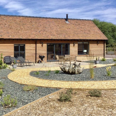 Enjoy your morning coffee or tea outside in the fresh air