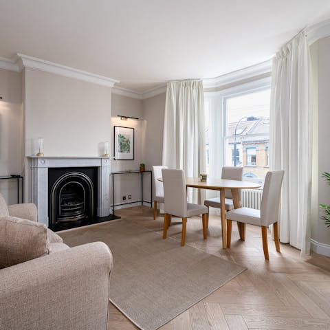 Wind down with cosy evening drinks at home