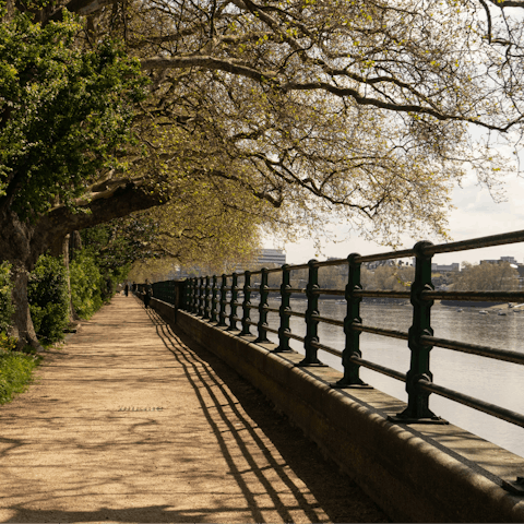 Start your London adventure with a riverside stroll in Fulham