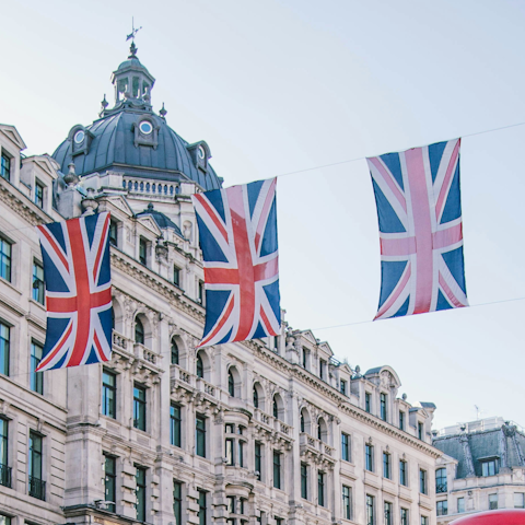 Soak up the buzz of central London – a short tube ride away