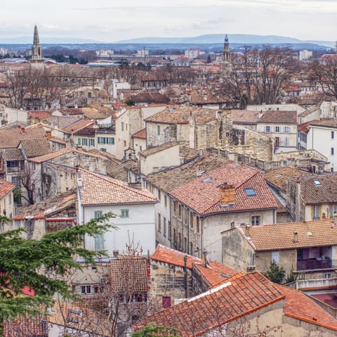Enjoy the historic location, five minutes outside of Avignon