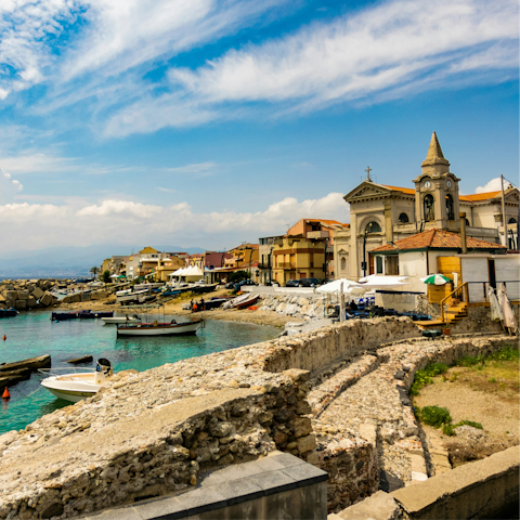 Take a day trip to Messina, just over an hour by car
