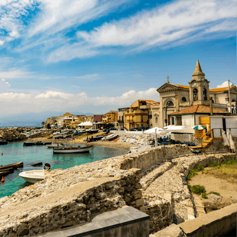 Take a day trip to Messina, just over an hour by car