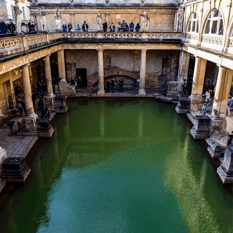 Visit the famous Roman Baths – just a stone's throw away