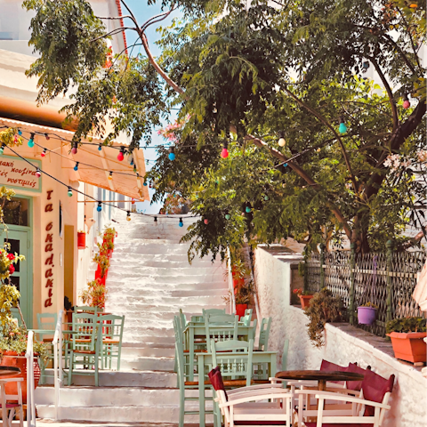 Immerse yourself in the authentic charm of an Andros village
