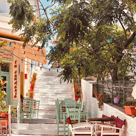 Immerse yourself in the authentic charm of an Andros village