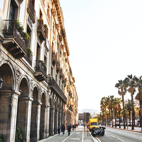 Hit the boutiques in the luxury Passeig de Grácia district