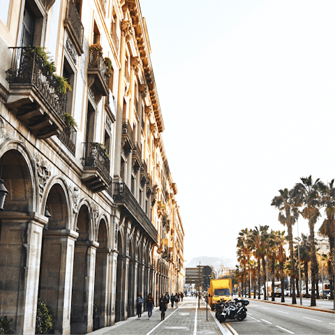 Hit the boutiques in the luxury Passeig de Grácia district