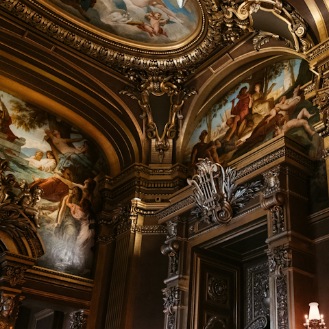 See a performance at the famed Palais Garnier, ten minutes away