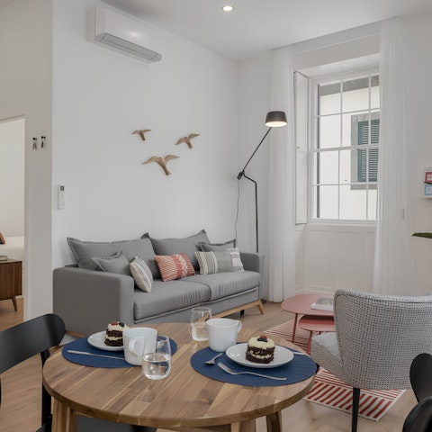Chill out in the living space after your adventures