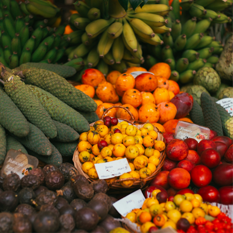 Pick up some local produce at nearby Mercado dos Lavradores