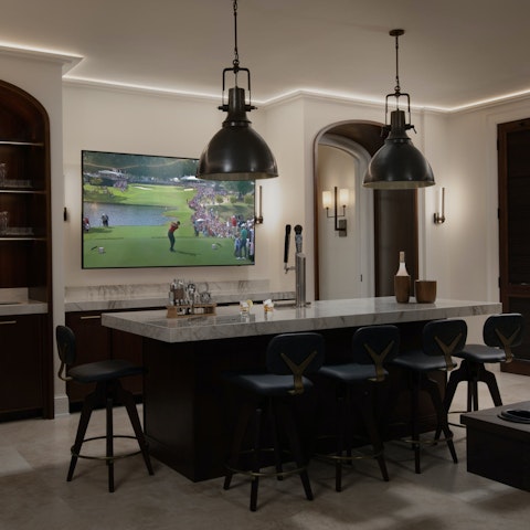 Flex your mixology skills at the private bar