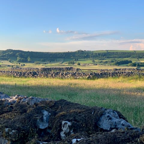 Tie up your hiking boots and explore the surrounding Peak District on foot