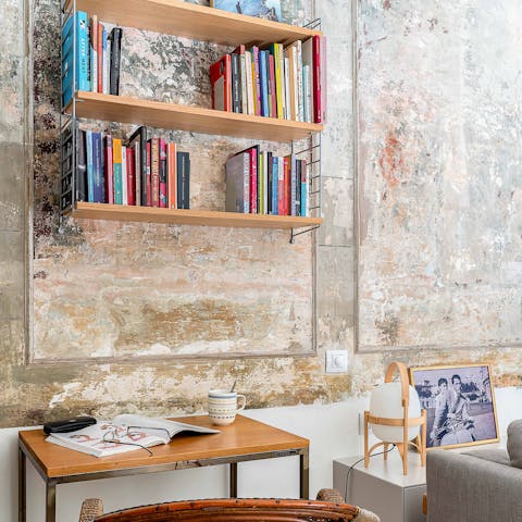 Catch up on work at the dedicated desk space