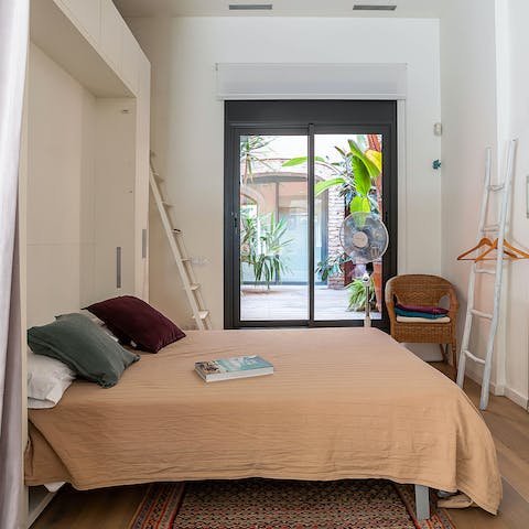 Wake up in the comfortable bedroom feeling rested and ready for another day of Barcelona sightseeing
