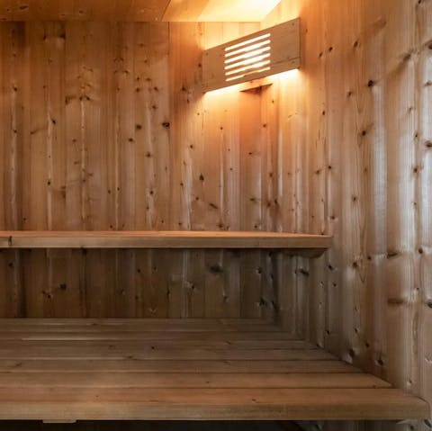 Enjoy the retreat like setting of this home from the sauna