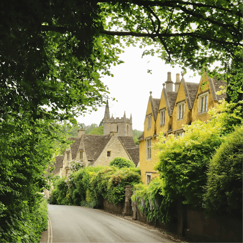 Explore the peaceful Cotswold countryside and nearby Chipping Norton